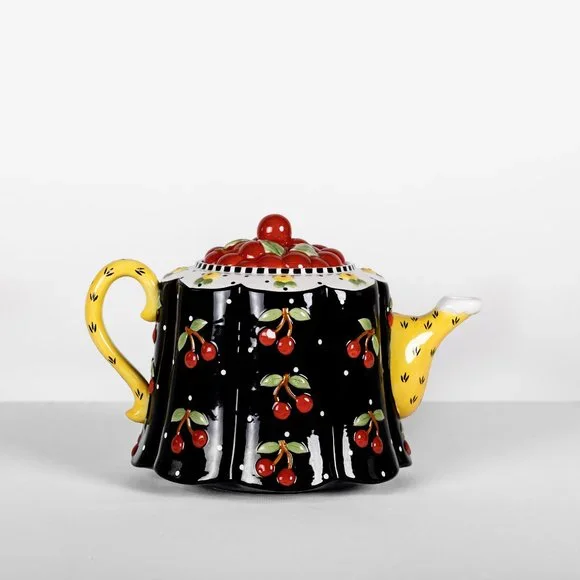 Set of 5 Mary Engelbreit Collectible Tea Pots - Picture 10 of 15